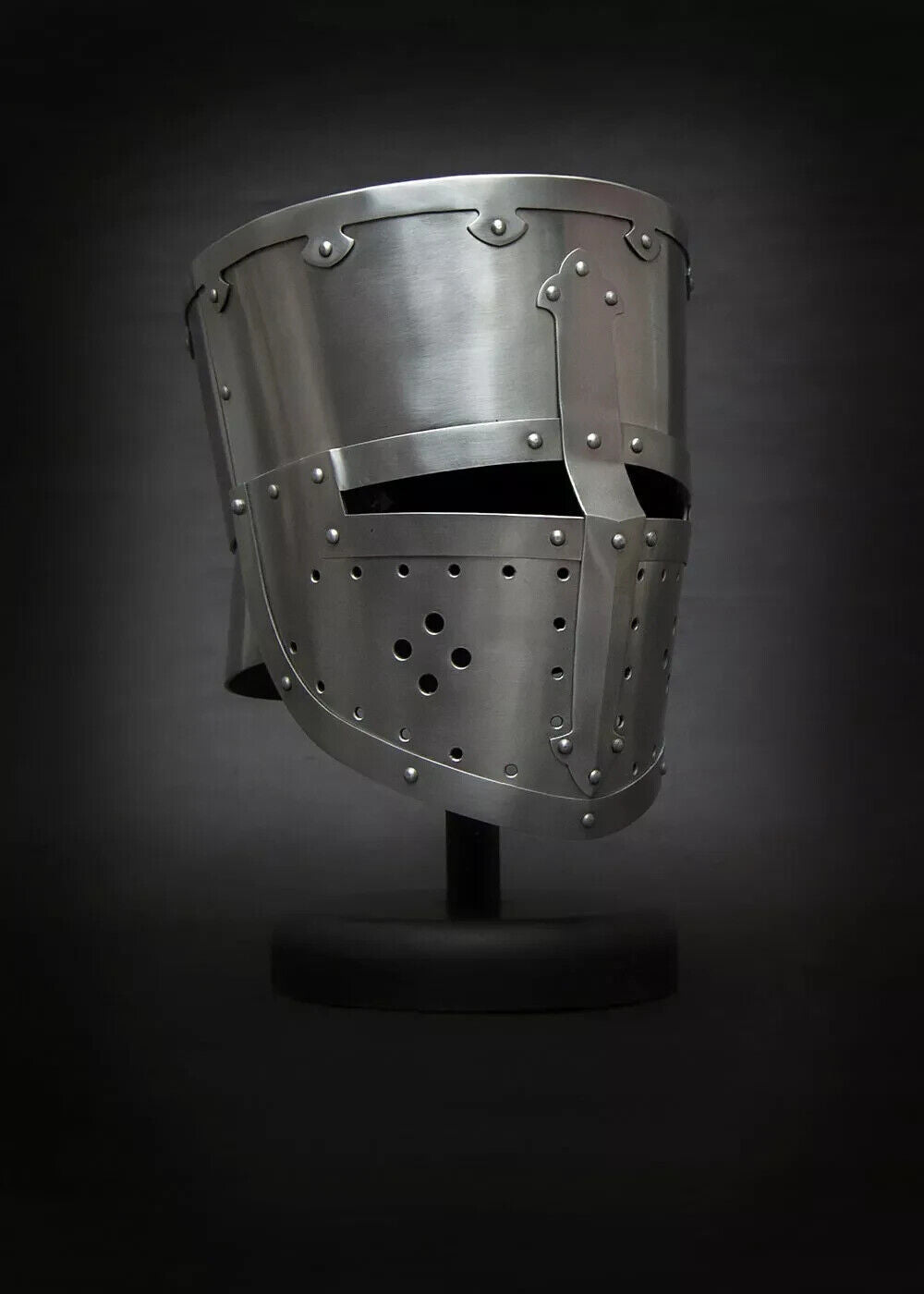 Medieval Templar Crusader Knight Armor Helmet,Cosplay SCA Larp Halloween Helmet.