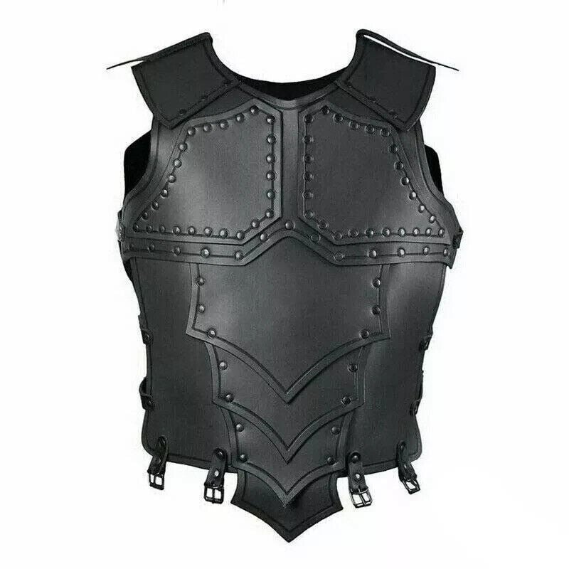 Viking Knight Leather Breastplate Medieval Leather Body Armor Cosplay Costume