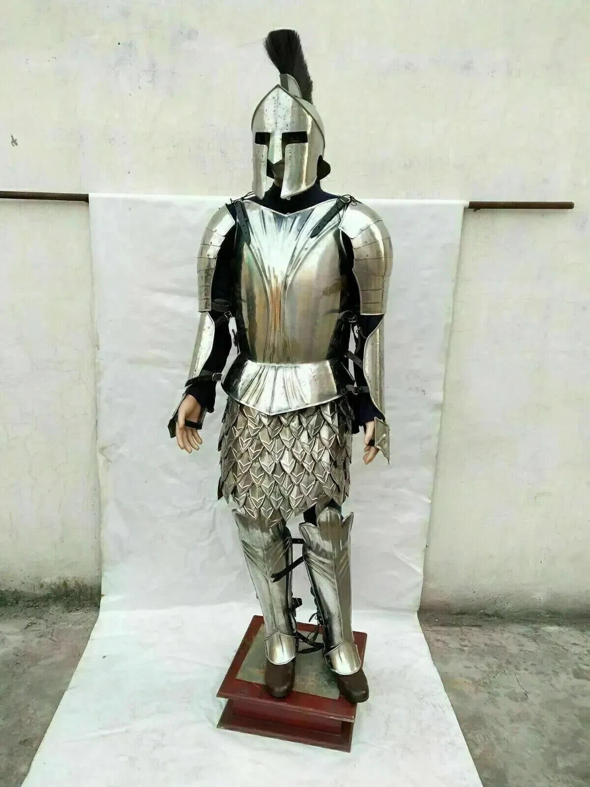 Medieval Knight Kings guard Full body Armor suit Best Halloween Item.........