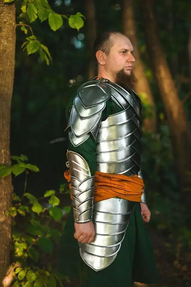 Medieval Second Age Elves Warrior Half Suit Of Armor Larp Cuirass Armor Costume