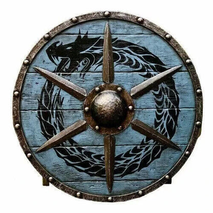 Medieval X-Mas Roman Viking Shield Round Wooden Armor Shield