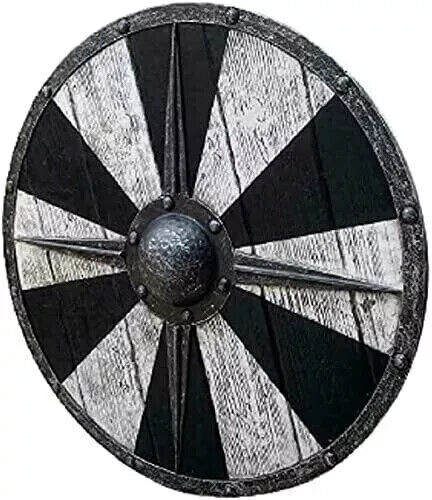 Medieval Round Shield Viking Shield Unique armor Design Shield Wooden 24 inch