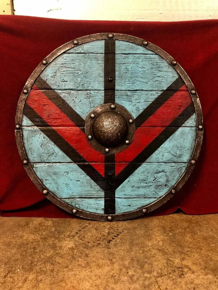 Medieval Shield Viking Shield 24"or 30" Wooden Shield Heavy Metal Fitted