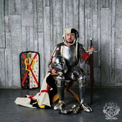 Medieval Armor Suit Chur burg Style The Century Full Body LARP SCA item