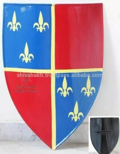 Christmas Knight Medieval Heater Shield Sca Larp Waster 18G Battle Armor Shield