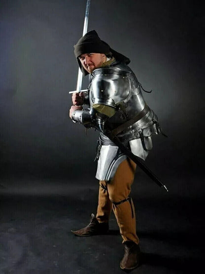 Medieval Half Body Armor Suit, Armor Set gift item Halloween Costume .