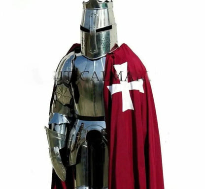 Medieval Suit Of Armor Knight Crusader Gothic Full Body Armour Halloween Costume