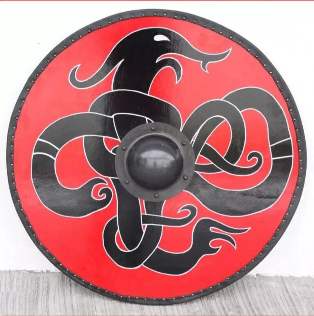 Medieval 22” Viking Shield Mythical Wooden Shield Best Gift Larp