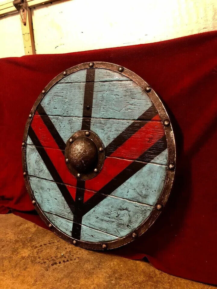 Medieval Shield Viking Shield 24"or 30" Wooden Shield Heavy Metal Fitted