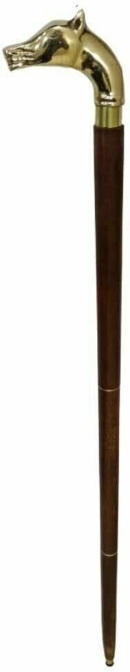 Classic Nautical Walking Stick Viking Wooden Cane for Men and Women Decorative