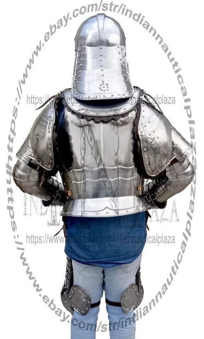 Medieval Armor Suit Polish Hussar Knight Armor Costumes Wearable Full Body Suit