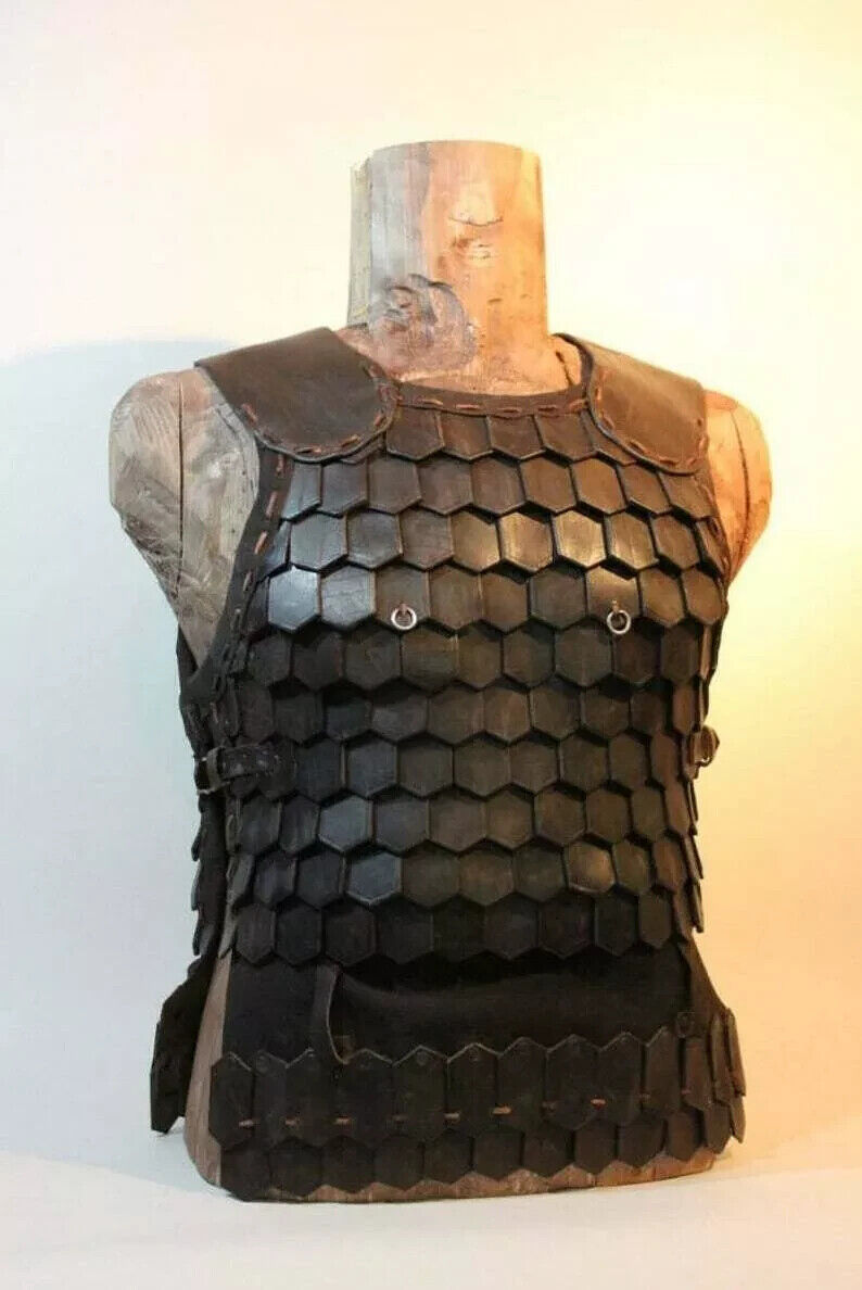 Leather Scale Armor Medieval Celtic Armor Leather Lamellar breastplate