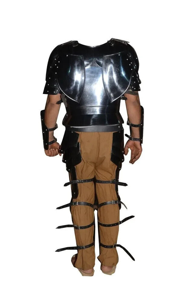 Medieval Gothic Full Body Suit Of Armor Battle Knight Reenactment Armour Costume