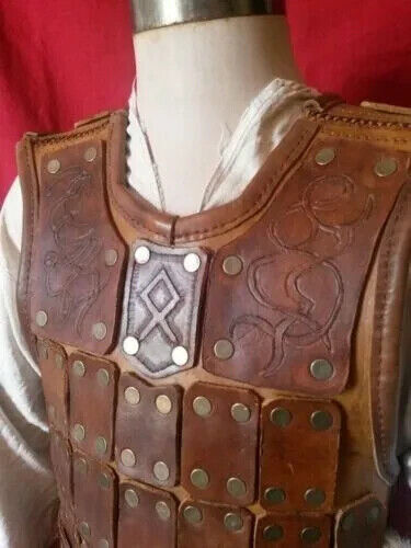 Celtic Leather Breastplate Medieval Bodyarmor Roleplay Costume